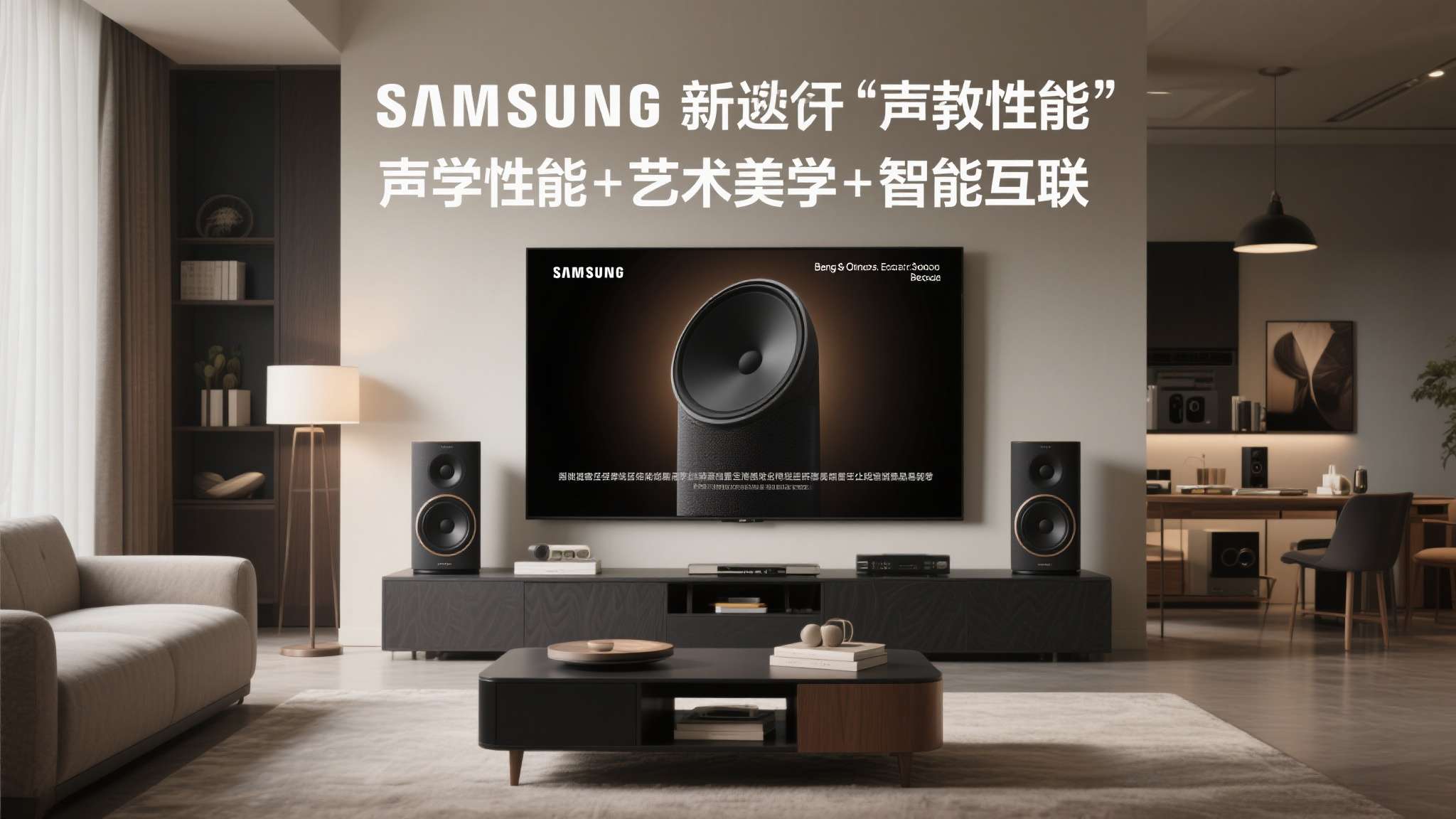 三星Music Studio画境艺术音响新品开售,双系共筑环绕声场与精致格调体验 三星Music Studio画境艺术音响新品开售,双系共筑环绕声场与精致格调体验